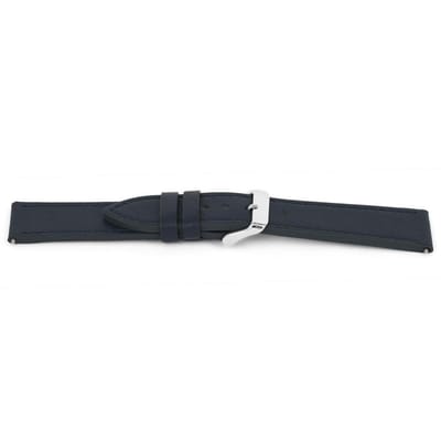 Horlogeband F622 Blauw H79 Leder 18x16mm