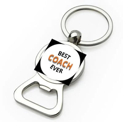 Akyol - best coach ever flesopener - Coach - een coach - sport - verjaardagscadeau - klein cadeautje - kado - gift - 9 bij 3 cm