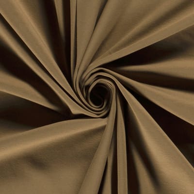 Tricot / Jersey Stof Uni per Meter – Camel Bruin – Rekbaar & Zacht – Comfortabele Kledingstof – Voor Shirts, Jurken & Leggings