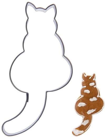 Orion - Cookie Cutter - Kat - 8,5 cm - Roestvrij staal