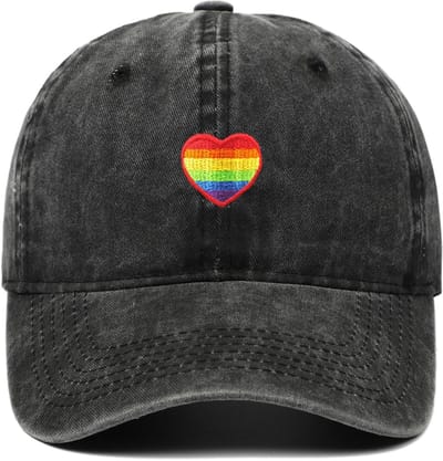 NTH products- Pet Regenboog - Denim Design - Geschikt voor Mannen/Vrouwen - Modestatement - Ondersteuning voor LGBTQIA2s - Creatief Draagcomfort - Hoed