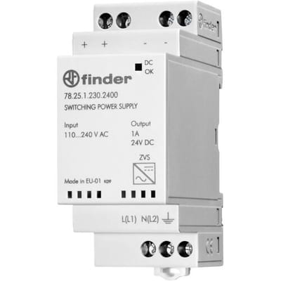 Finder 78.25.1.230.2400 DIN-rail netvoeding 24 V/DC 1 A 25 W Inhoud 1 stuk(s)