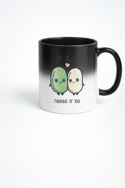 Magische Mok 'I've Bean Thinking Of You' - Lieve Bonen Woordspeling Koffiemok