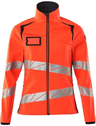 Mascot Accelerate Safe Softshell jas 19012-143 - hi-vis rood/donkermarine - 3XL