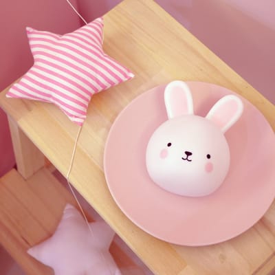Reer Lumilu Nachtlampje One Touch Konijntje - Dimbaar LED Nachtlampje voor Kinderkamer