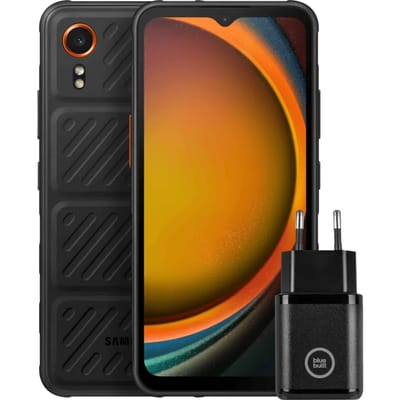 Samsung Galaxy Xcover 7 128GB Zwart 5G Enterprise Edition + Samsung Oplader 25W Zwart
