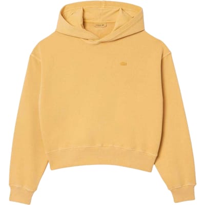 Lacoste Dames/Dames Natural Dyed Oversized Hoodie (Oranje melange)