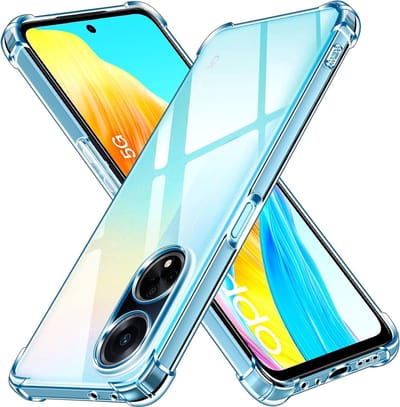 Casemania Hoesje Geschikt voor Oppo A98 Transparant - Anti-Shock Hybrid Back Cover