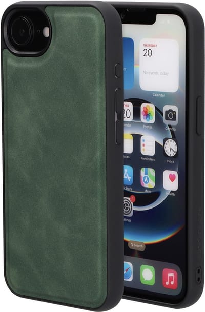 Mobiparts Classic Backcover geschikt voor Apple iPhone 17e/16e Emerald - Groen - MagSafe