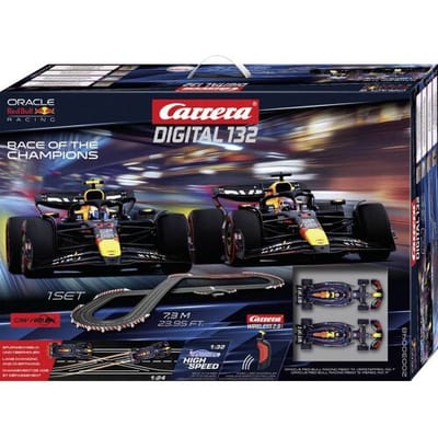 Carrera Racebaan - DIGITAL 132 - R of the Champions - RB20 Max Verstappen - RB20 Sergio Pérez - 7,3m