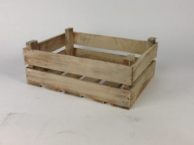 Bollenkist laag "klein" / Opbergkist / Bollenkrat / Tuinkrat / Houten Kist / Fruitkist / Decoratiekist / Houten Krat
