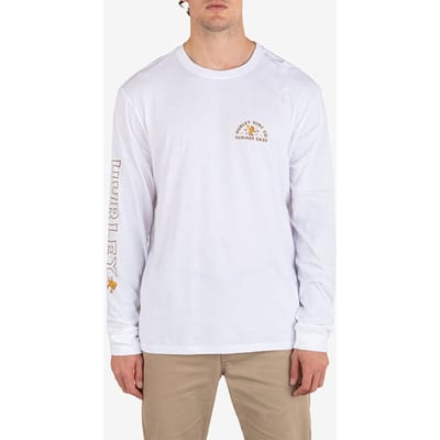 Hurley Evd Summer Daze Long Sleeve White Size: S | Long-Sleeved T-Shirts Outlet | Heren | Wit
