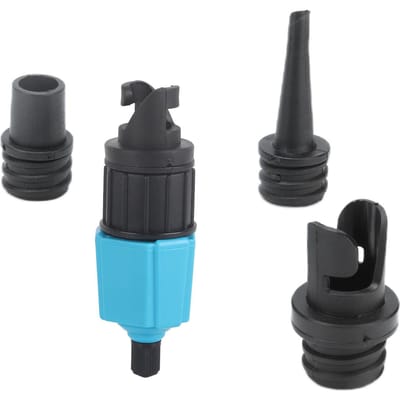 Adaptateur de Pompe SUP Gonflable Convertisseur de Valve à Air Portable Multifonctionnel pour Planches à Pagaie Canoës bleu
