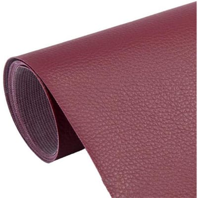 1 Roll Sofa Fix Patch Zelfklevende Quick Fix Brede toepasbaarheid Kunstleer Reparatie Patch Tape Sticker 50*137cm wijnrode kleur