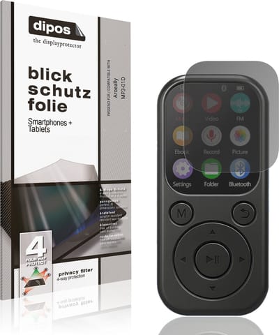 dipos – Matte Privacy Screenprotector geschikt voor Aroeally MP3-01D | Anti-Spy Beschermfolie