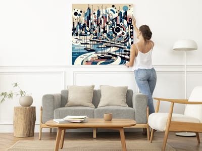 Kunstprint | Wanddecoratie | Dibond | 20 × 20 cm