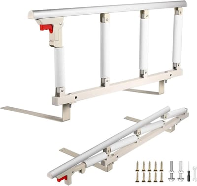 VHR Bedhekje - Bedrand - Bedhekjes - Bedhek- Bedrail - Bedbeschermer - Veiligheidsrek Ouderen - Extra veilig - 116cm - Inklapbaar