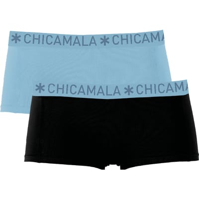 Chicamala – Boxershort Meisjes – 2 Pack – Normale Lengte – Onderbroek Meisjes – Kinderkleding – Meisjes Ondergoed – 95% Katoen – Meisjeskleding