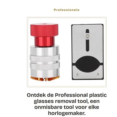 Dailygoods- Reparatiegereedschap Professioneel - Verwijderen van Kristallen - Antislip Ontwerp - Klein Formaat - Lichtgewicht - Veilig Gebruik - Horlogereparatie