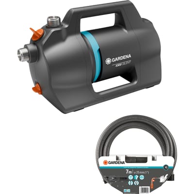 Gardena Besproeiingspomp 4300 Silent  – 4300 liter/uur - 4,3 Bar met aanzuigslang