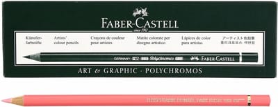 Kleurpotloden Faber-Castell Polychromos Zalm (6 Stuks)