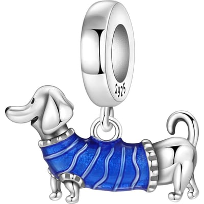 Panpoki Koper Teckel Dierlijk Kralen Echte Hanger Armbanden Charms Sieraden Feest DoeHetZelf Trendy Cadeau