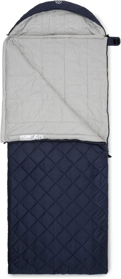 XXL dekenslaapzak winter katoen (220 x 85 cm) - Koppelbaar en multifunctioneel