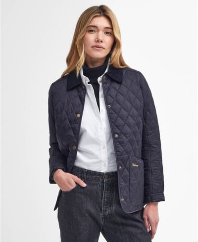 Barbour Dames S Diamant Gewatteerde Jas Lqu0475 LQU0475 NY91 (8)
