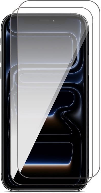 Screenprotector geschikt voor iPhone 17 Pro - 2x Glas Screen Protector
