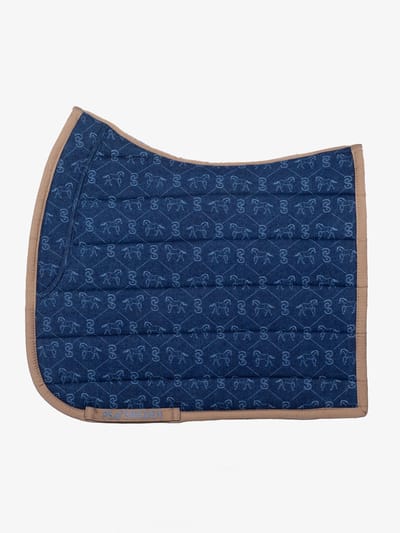 PS of Sweden SS'24 Running Horse Denim Dressuurdekje Full