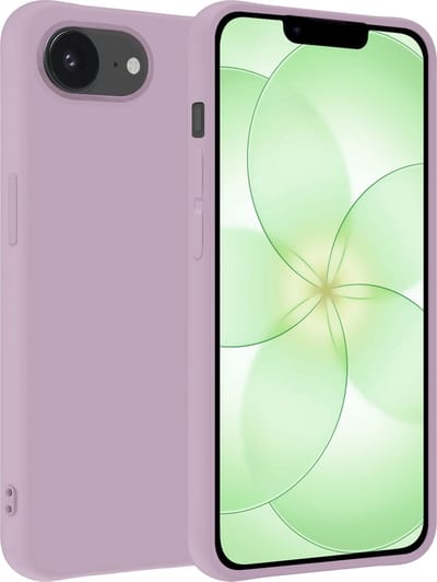 Hoesje Geschikt voor Apple iPhone 17e - Sterk & Shockproof - Hoes Cover - Siliconen Case - Lila