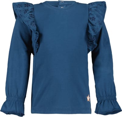 4PRESIDENT T-shirt meisjes - Blue Wing Teal - Maat 74 - Meiden shirt
