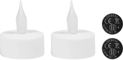 Benson LED theelichtjes - Realistisch flame effect - Set van 2 - Inclusief batterijen