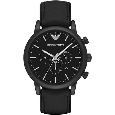 Emporio Armani Luigi Heren Horloge Zwart AR1970