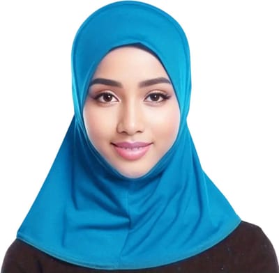 Bovista Hoofddoek - Hijab - Dames - Abaya - Sjaal - Islamitische Kleding - Moslim Kleding - Alhamdulillah - Blauw
