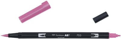 Tombow ABT Dual Brush Pen 703 pink rose