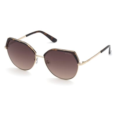 Guess Zonnebril In Donker Havana-bruin