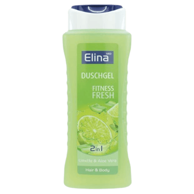 Elina Med 2-in-1 Fitness Fresh Lime & Aloe Vera Shower Gel – 300 ml