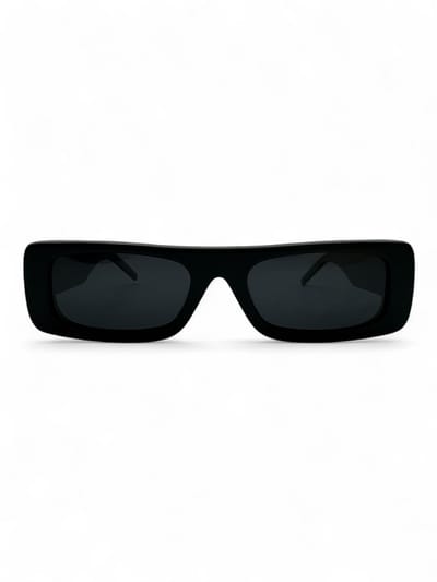 The Brand Remarkable – Zonnebril Unisex – Zonnebril Dames – Zonnebril Heren – Rechthoekige Zonnebril – Zwart – UV400 – Luxe & Trendy Zonnebril – Designer Zonnebril – Mode Zonnebril 2025 – Inclusief Beschermhoes – Polariserend Look
