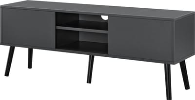 TV meubel Eskilstuna tv kast 120x29,5x46,5 cm donkergrijs