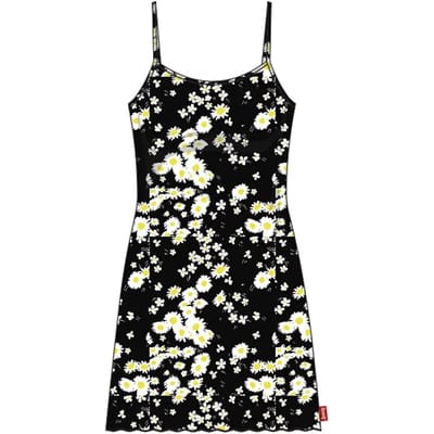 Superdry - Jersey Cami mini-jurk met print - Dames - Jurken