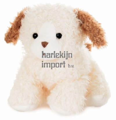 Egmont Toys knuffel hond Lilou - pluche speelgoed 22x10x18 cm.