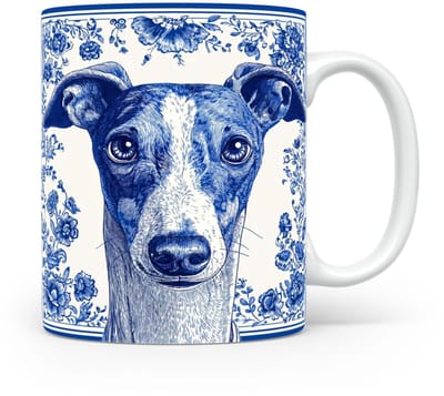 Mok Greyhound Beker voor koffie of tas voor thee, cadeau voor dierenliefhebbers, moeder, vader, collega, vriend, vriendin, kantoor, opa, oma, hond, kerst, sinterklaas, verjaardag