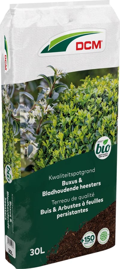 DCM POTGR BUXUS/BLADHOUDENDE HEESTERS 30L