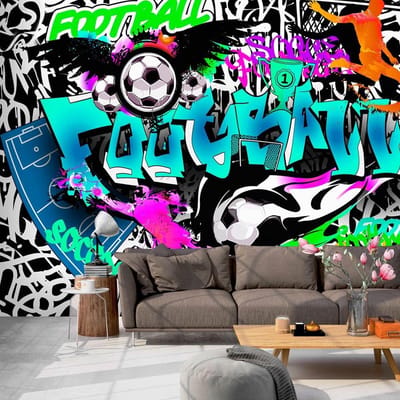 Fotobehang – Behangpapier - Fotobehang - Sports Graffiti 100x70 - Artgeist
