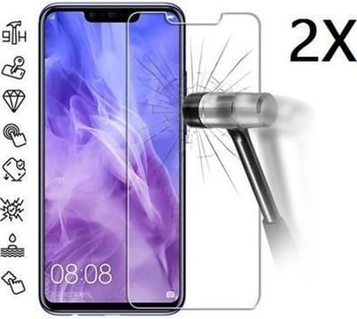 Ntech 2 Stuks Screenprotector Tempered Glass Glazen - Geschikt voor Huawei P Smart+ (Plus)