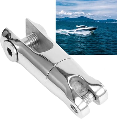 Draaibare Ankerconnector - Zwenkbare Stekker - Veilig Verankeren - Roestvrij Staal 316 - Voor 6-8 mm Ketting