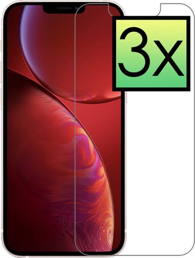 Screenprotector - 3 Stuks - Geschikt voor Apple iPhone 13 Pro - Extra Sterk - Beschermglas - Gehard Glas - Tempered Glass - Screen Protector - Bescherm Cover