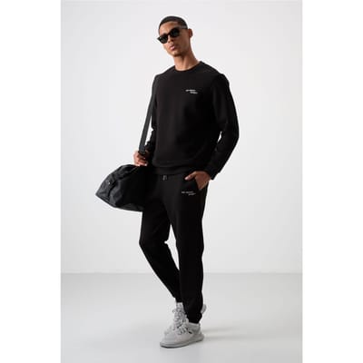 Heren Sweatshirt met Lange Mouwen en Broek Set