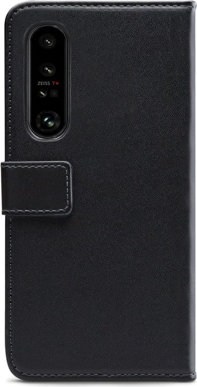 Mobilize Telefoonhoesje geschikt voor Sony Xperia 1 V Hoesje | Mobilize Classic Gelly Wallet Bookcase Portemonnee | Pasjeshouder voor 2 Pasjes | Telefoonhoesje voor Pinpas / OV Kaart / Rijbewijs - Zwart
